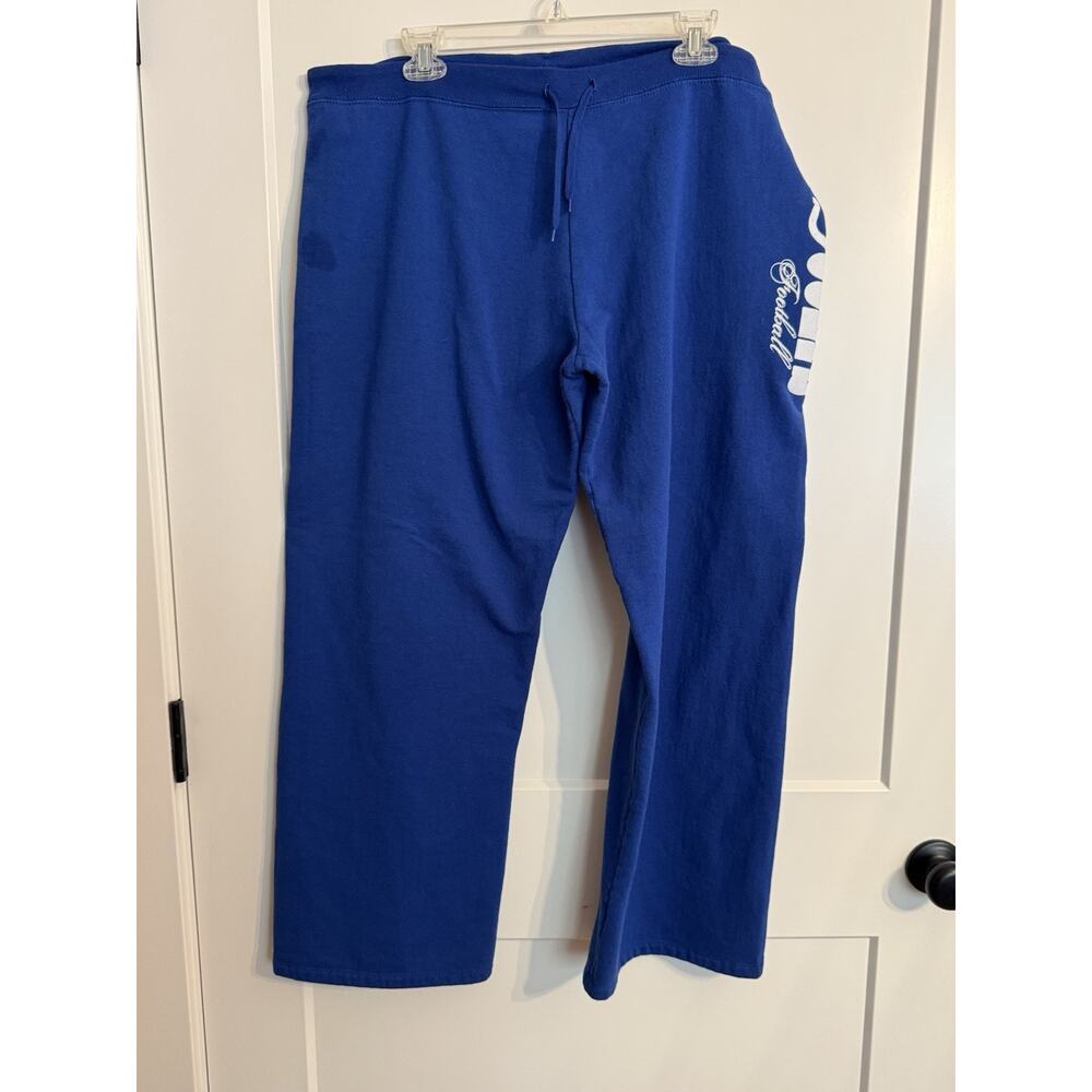 Indianapolis Colts Sweatpants Womens Size XL wide Leg Blue Cotton NFL Apparel